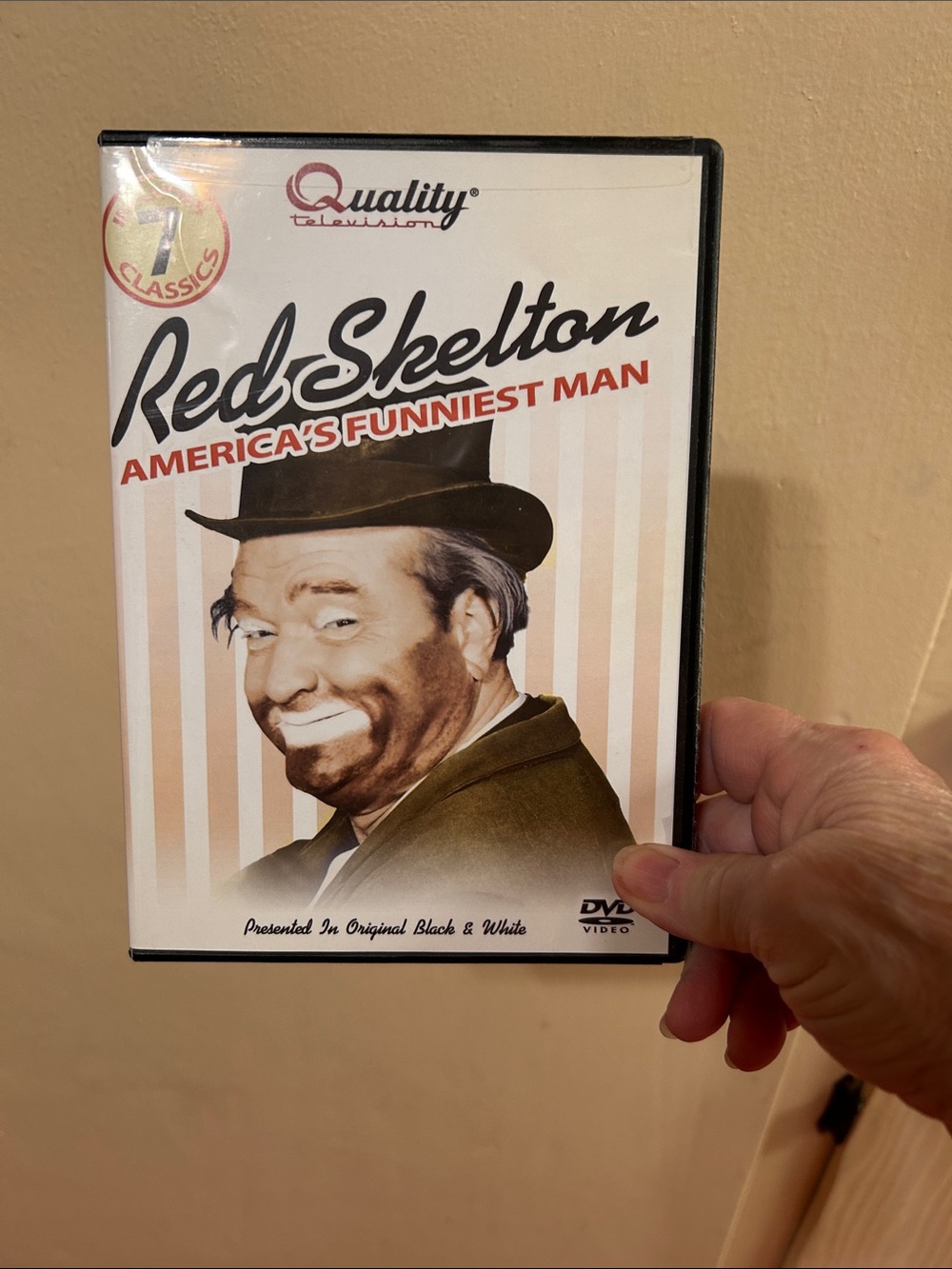 Red Skelton DVD - America’s Funniest Man. Black & Brown Design